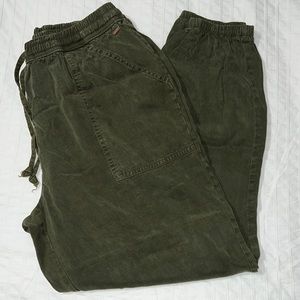 PINK elastic waist joggers